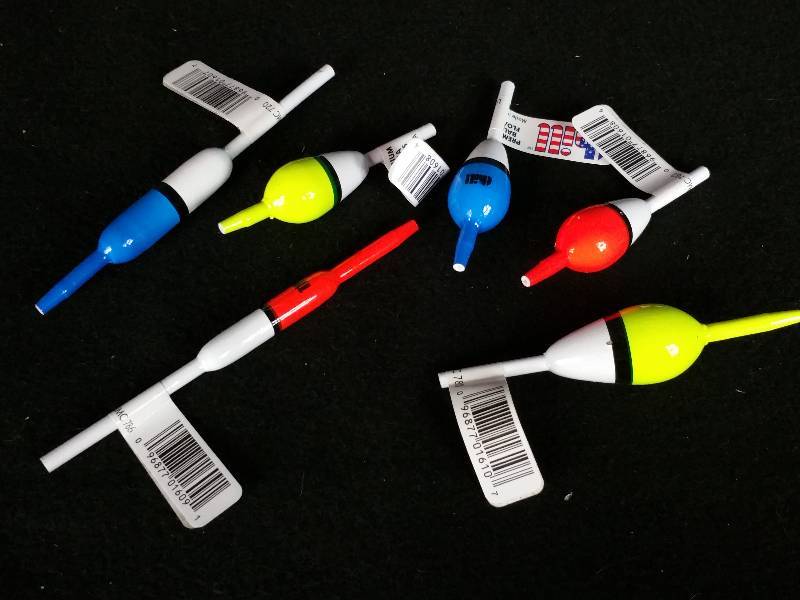 lot 316 image: Group of (6) Premium Bubbl Gum Balsa Bobbers