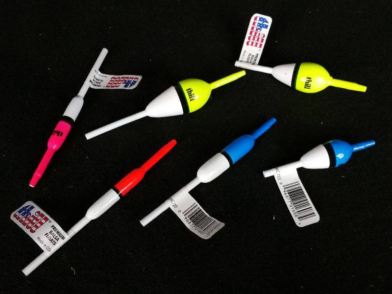 lot 317 image: Group of (6) Premium Bubbl Gum Balsa Bobbers