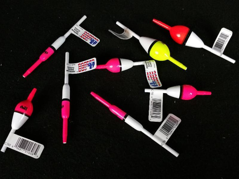 lot 318 image: Group of (8) Premium Bubbl Gum Balsa Bobbers