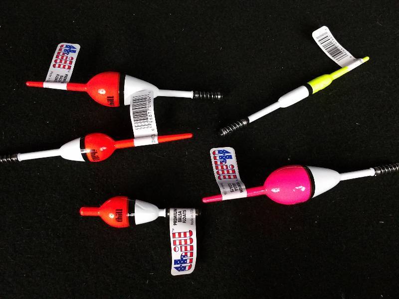 lot 321 image: Group of (5) Premium Bubbl Gum Balsa Bobbers