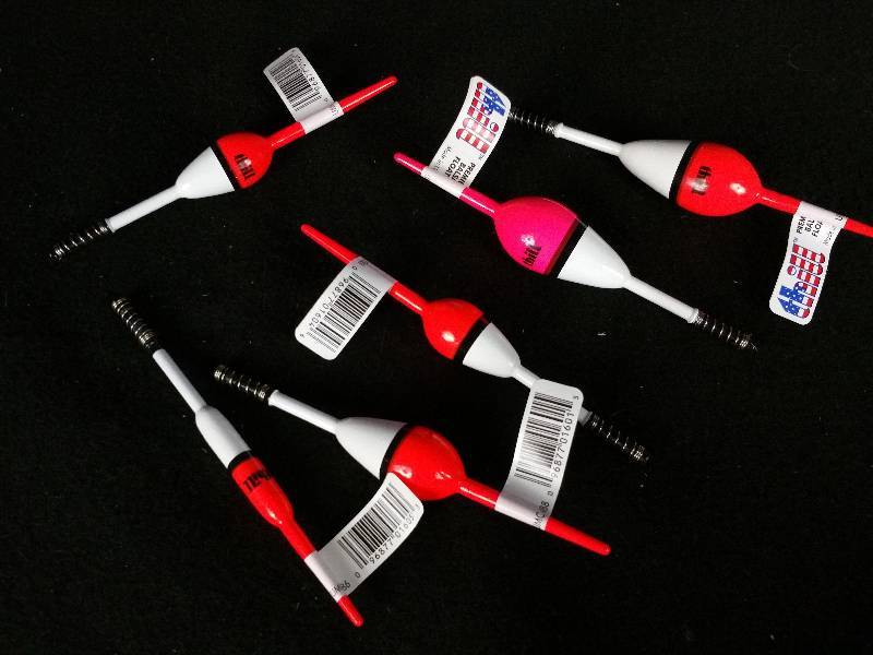 lot 322 image: Group of (6) Premium Bubbl Gum Balsa Bobbers