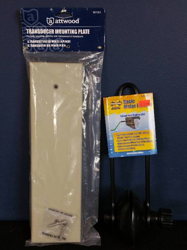 lot 343 image: Transducer Mounting Plate & Motor Flusher