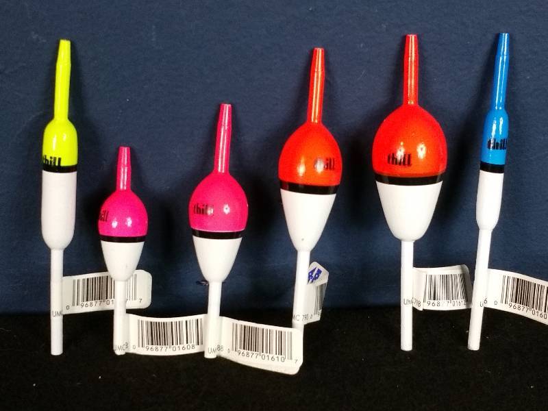 lot 314 image: Group of (6) Premium Bubbl Gum Balsa Bobbers