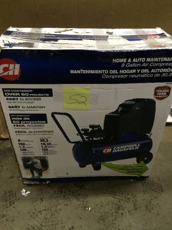 lot 52 image: CH 8 Gal Compressor Tested works