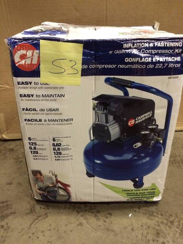 lot 53 image: CH 6 Gal Compressor Tested works