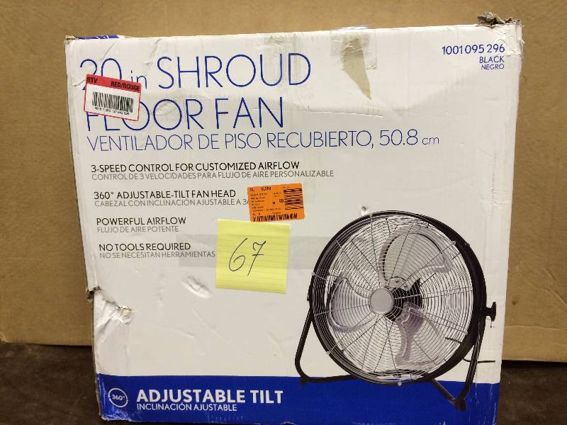 lot 67 image: 20 Shroud Floor Fan