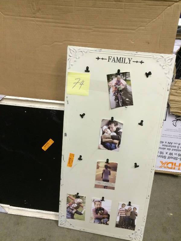 lot 74 image: Family Collage Picture Holder