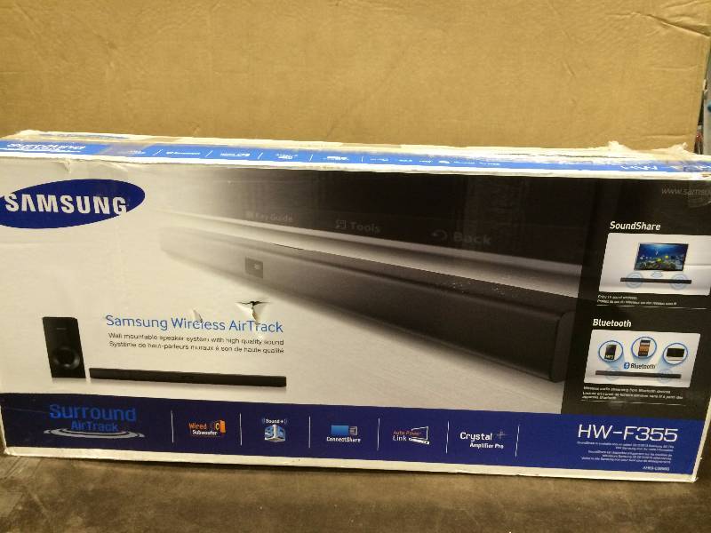 lot 85 image: Samsung Wireless AirTrack Model HW-F355