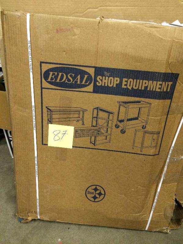 lot 87 image: Edsal 33 in Adjustable Work Bench Legs