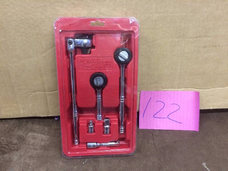 lot 122 image: Power Craft  6 PC Tool Set New