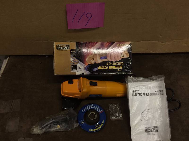 lot 119 image: Power Craft Angle Grinder