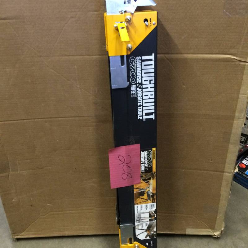 lot 208 image: Toughbuilt SawhorseJobsiteTable C700