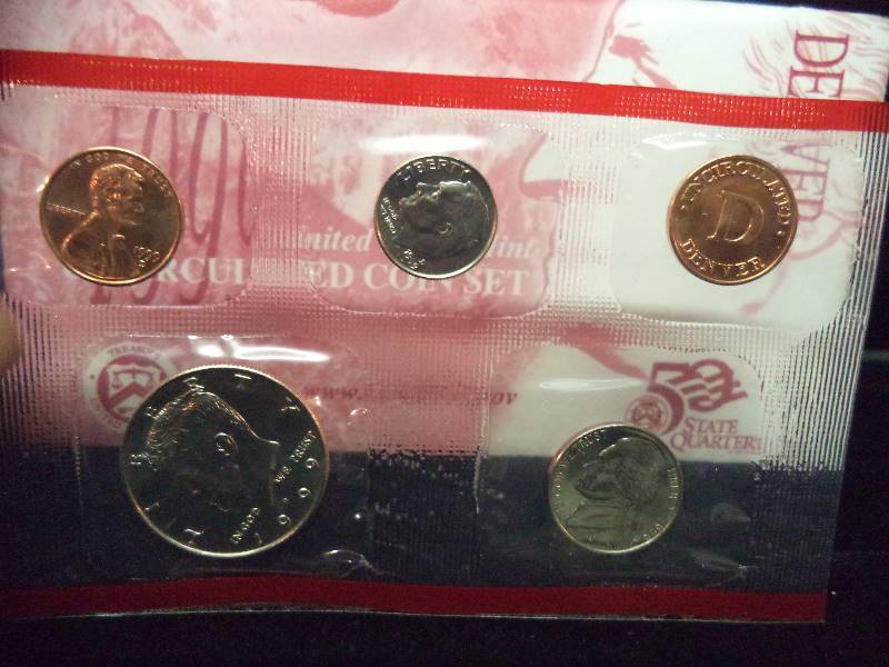 US Mint 1999 Uncirculated Coin Set