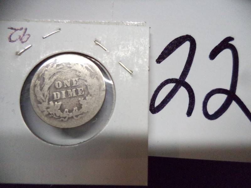 1892 Barber Dime