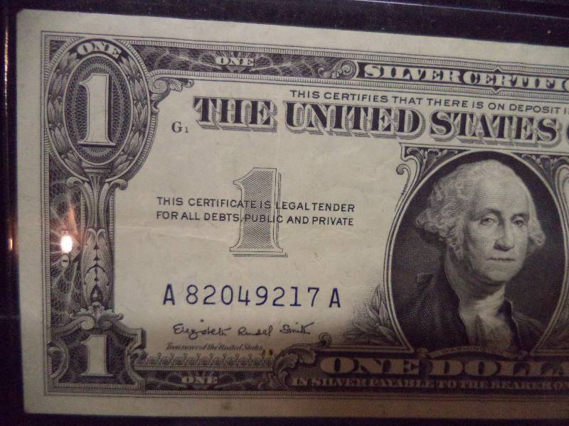 1957A Silver Certificate - One Dollar