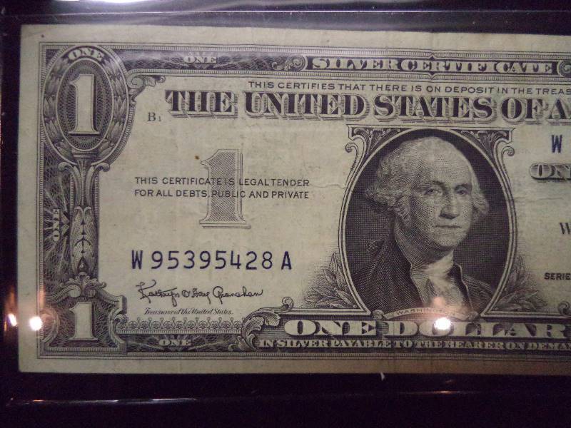 1957B Silver Certificate - One Dollar