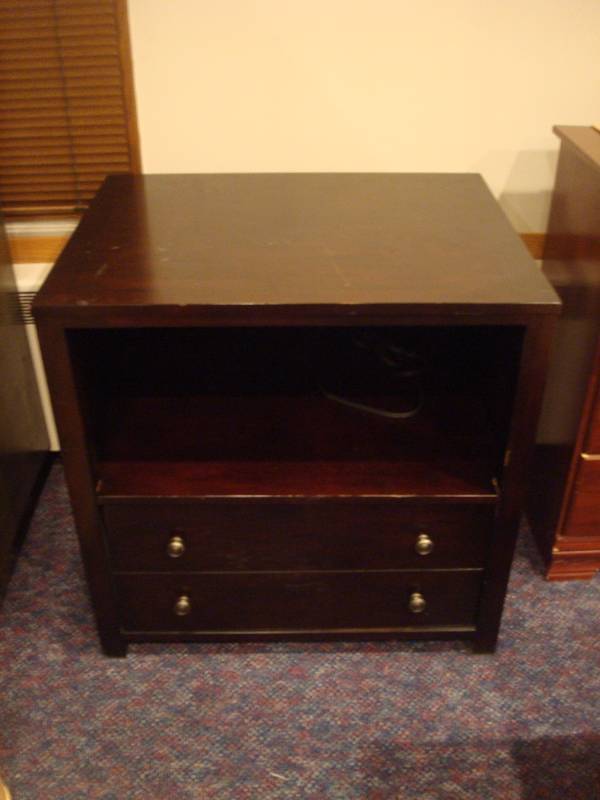 Office Cabinet, Holds Files, And Has An Outlet Pad