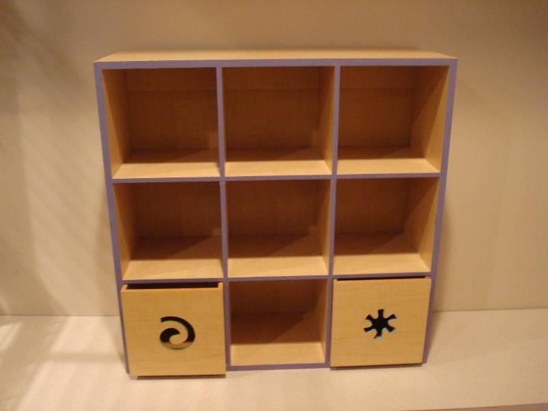 Small Kids Room Cubby Shelf