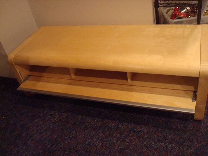 Ikea Table With Cubbie Shelf, Used
