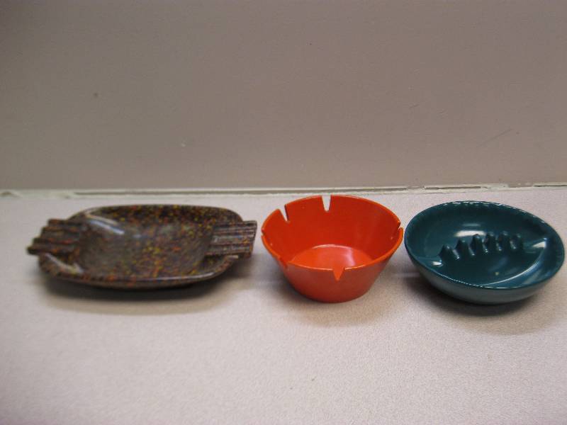 Lot Of Vintage Ashtrays