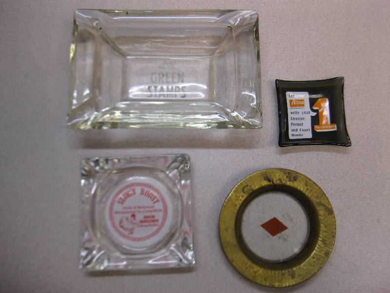 Lot Of Vintage Ashtrays