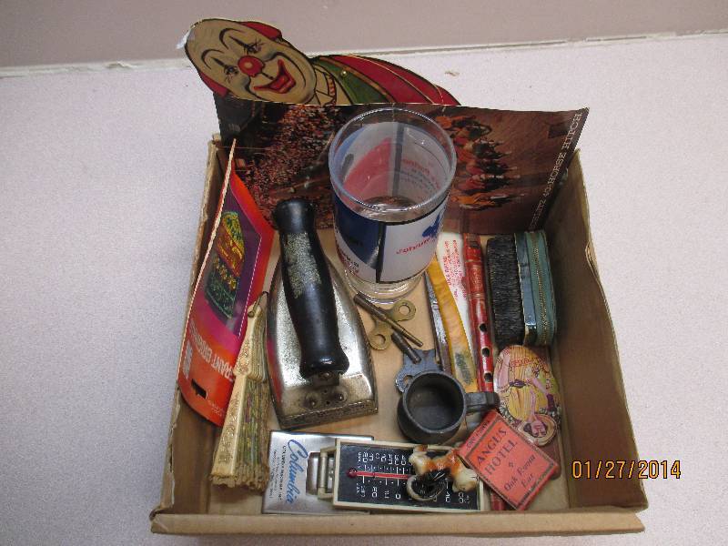 Box Lot With Some Vintage Items