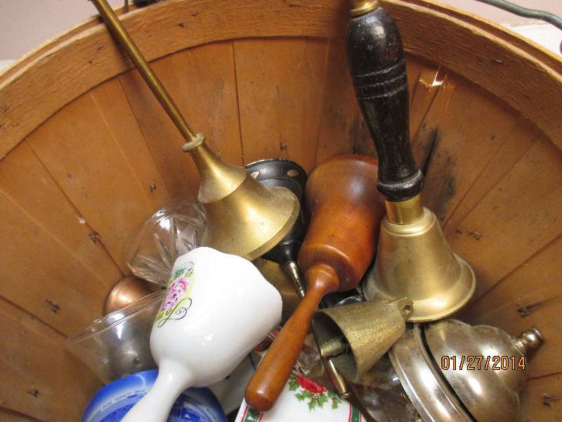 Basket Filled With Different Bells