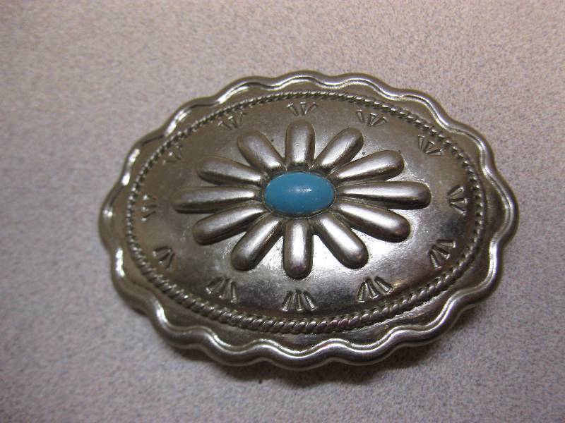 Silver Tone Belt Buckle