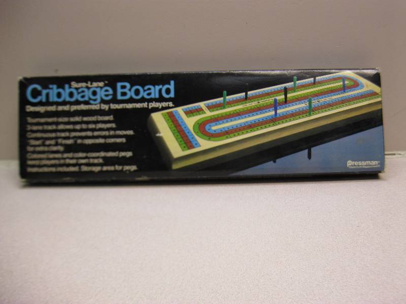 Wood Cribbage Board