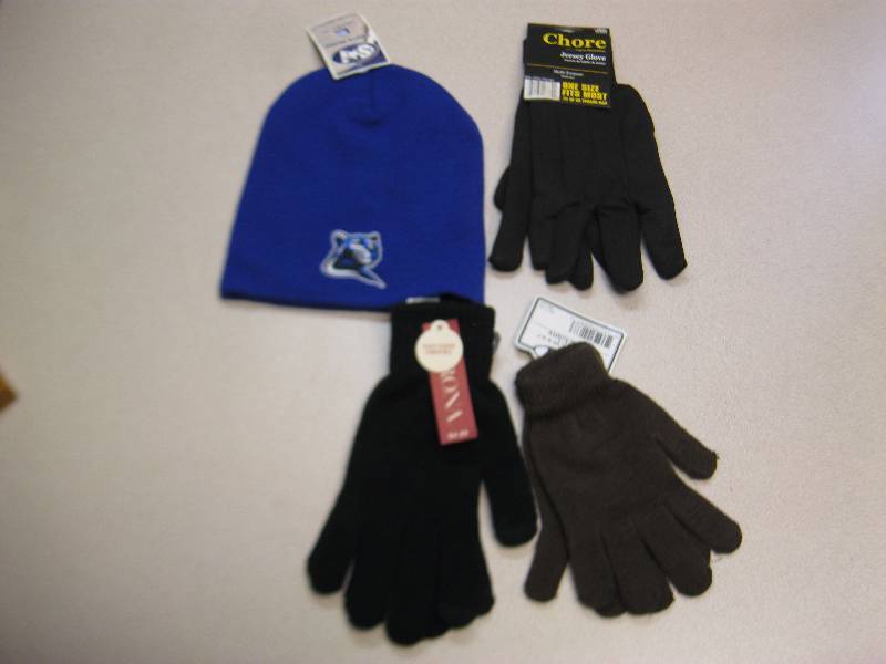Lot On New Gloves And Hats