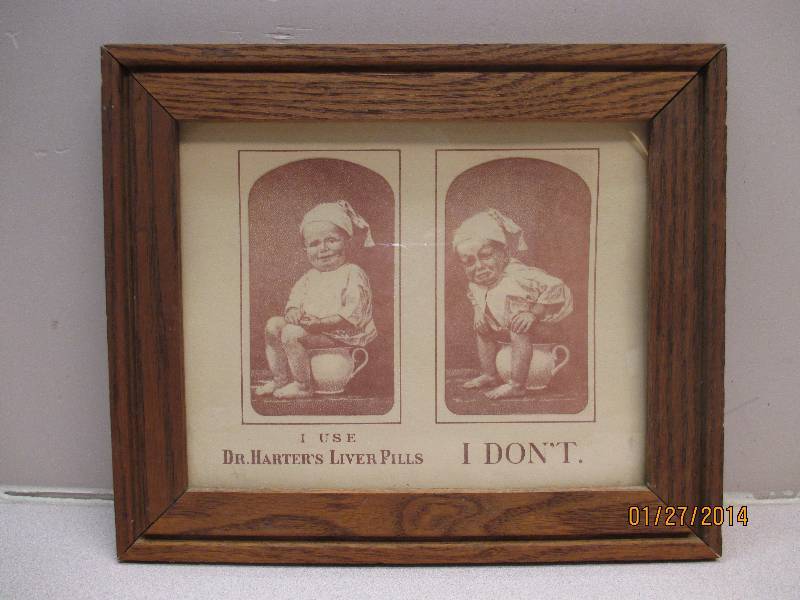 Framed Old Baby Picture