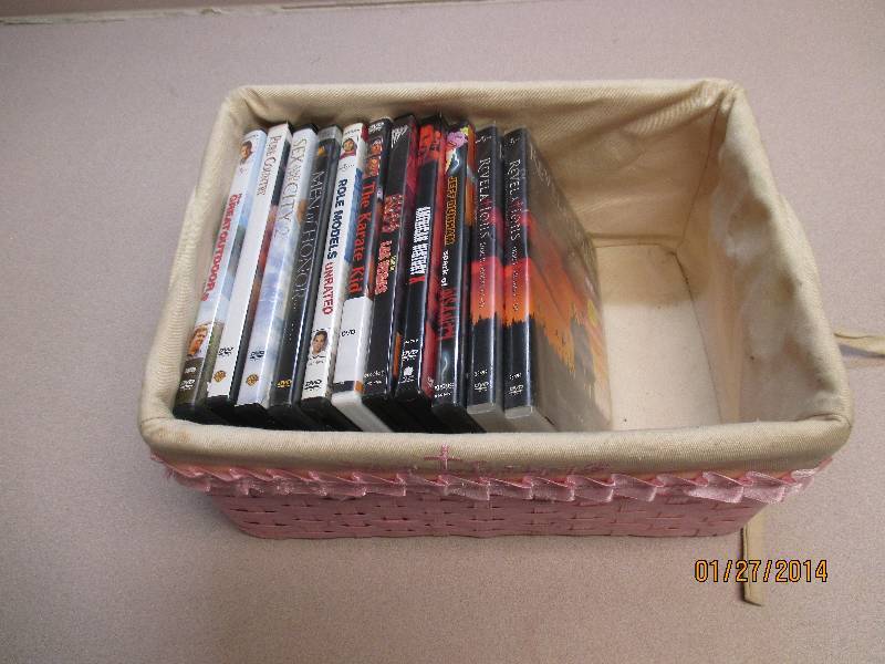Basket With DVDs