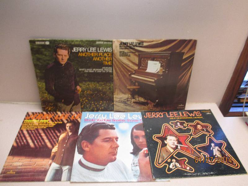 Lot Of Jerry Lee Lewis Vinyl LP Records