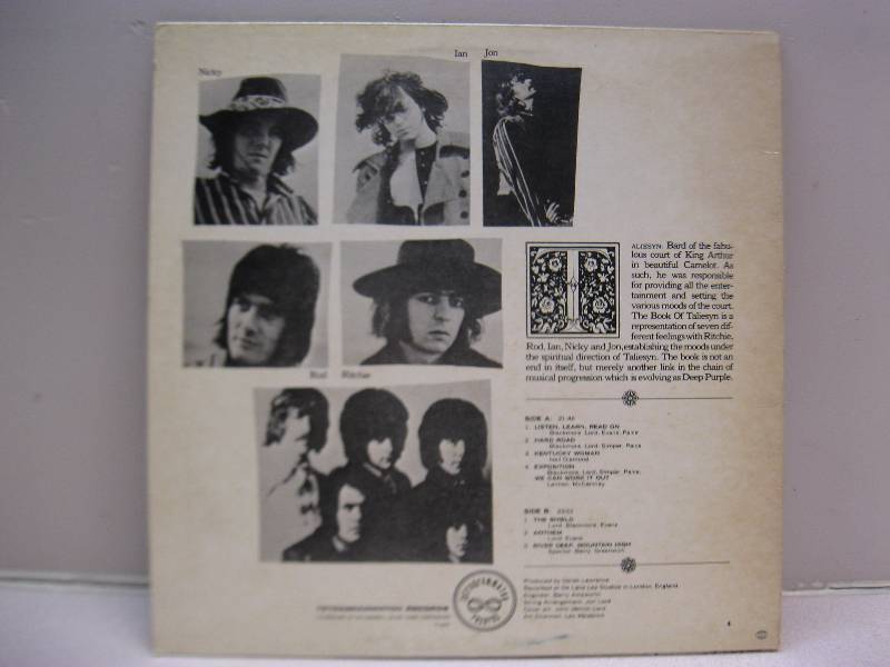 Vinyl LP Record, Used, May Show Wear, Sleeve May Shows Wear - Deep Purple
