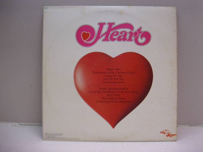 Vinyl LP Record, Used, May Show Wear, Sleeve May Shows Wear - Heart