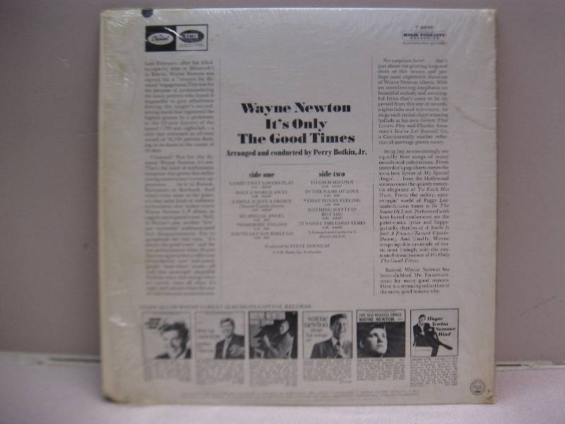 Vinyl LP Record, Used, May Show Wear, Sleeve May Shows Wear - Wayne Newton