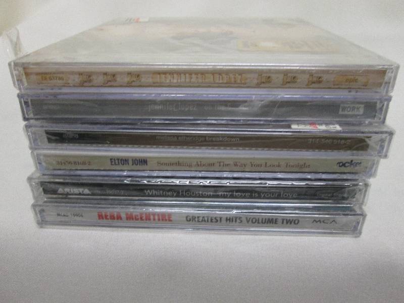Lot of 6 unopened music CDs variou...