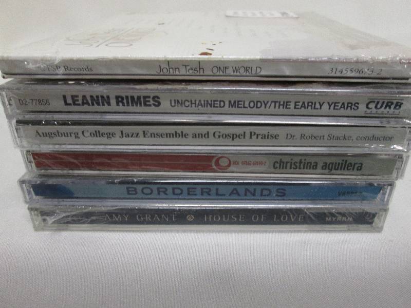Lot of 6 unopened music CDs variou...