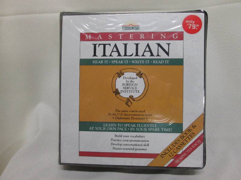 Mastering Italian on cassettes...