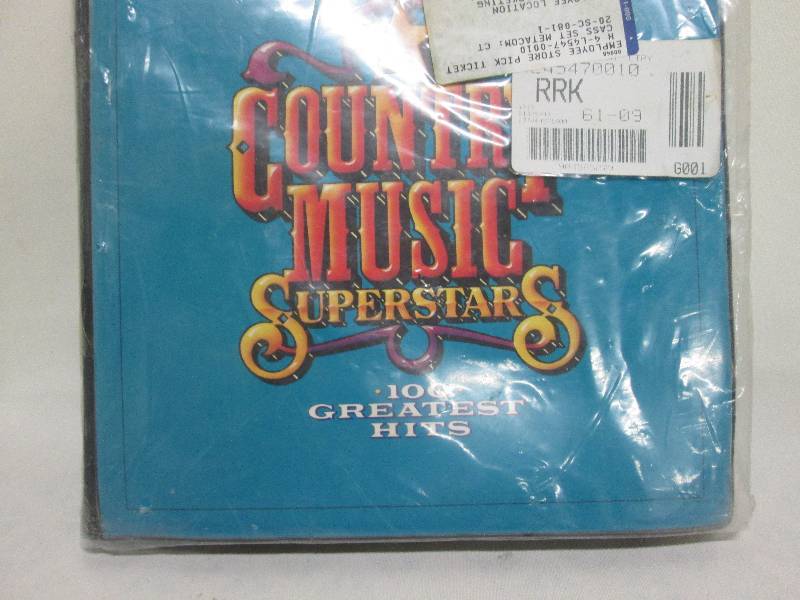 Country Music Superstars on cassett...