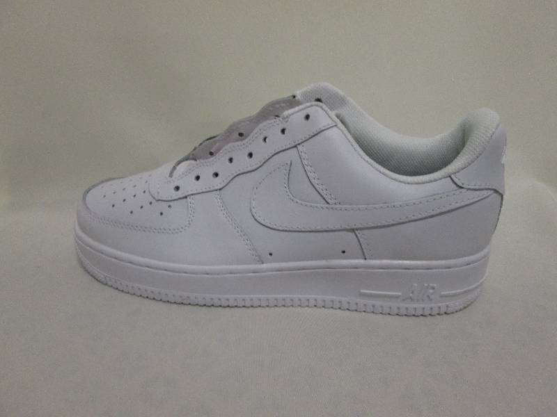 Nike Air Force1 white athletic shoe...