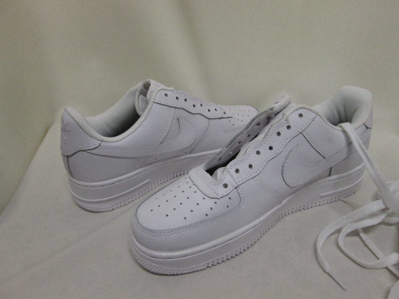 Nike Air Force1 white athletic shoe...