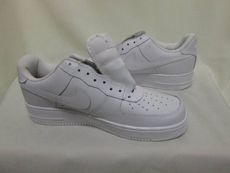 Nike Air Force1 white athletic shoe...