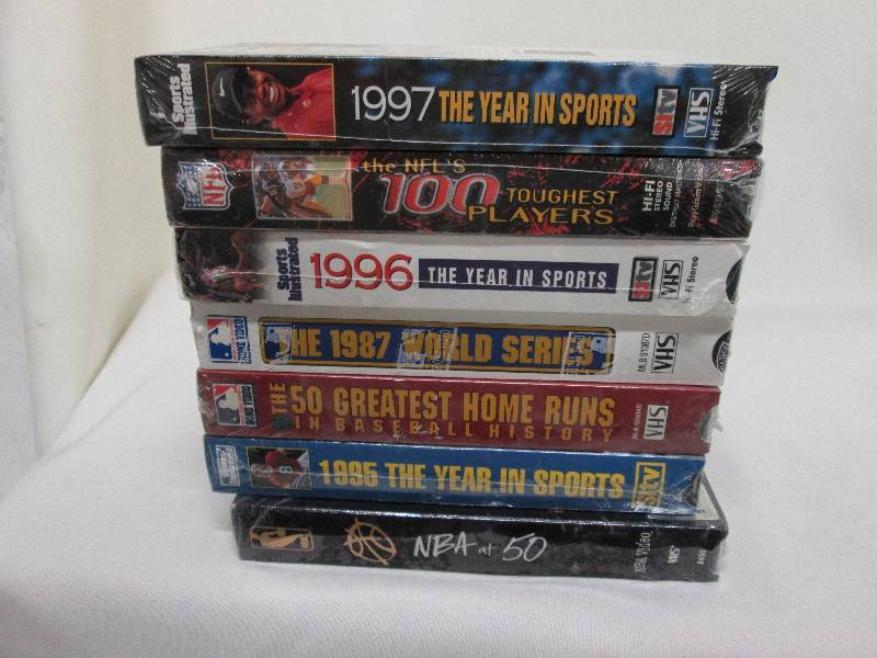 Lot of 7 VHS assorted sports themes...
