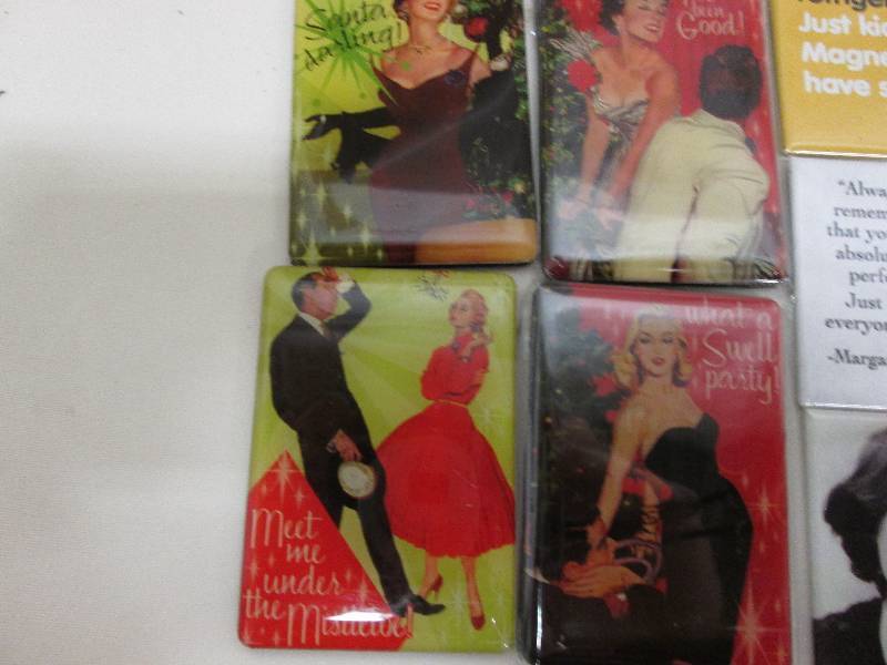 Lot of 10 assorted magnets...