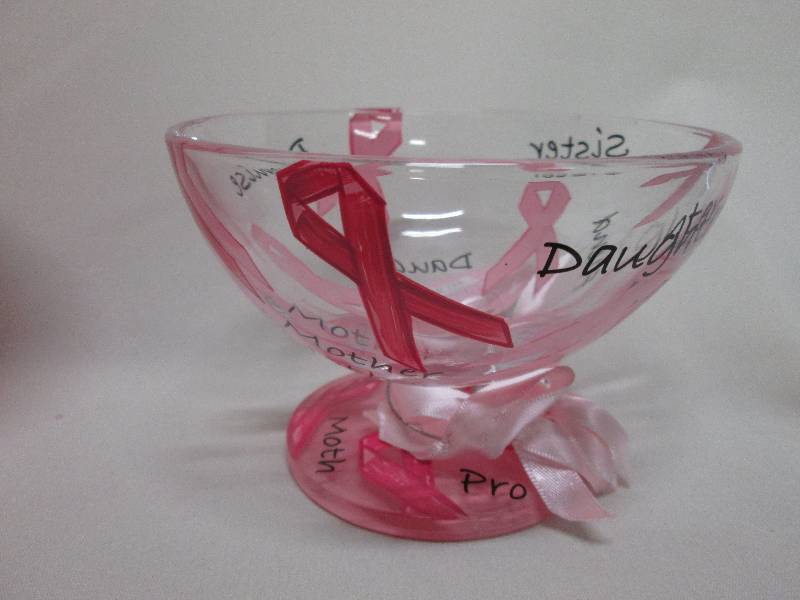 Pink Ribbon sundae bowl...
