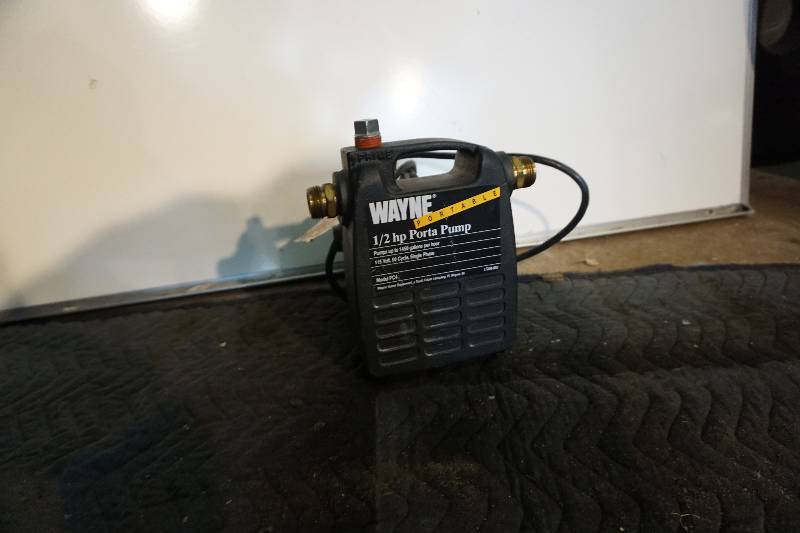 lot 5 image: Wayne Model PC4 12 hp Porta Pump Portable Utility Pump