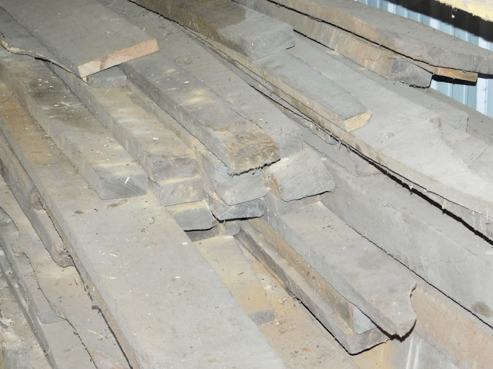 lot 209 image: rough sawn lumber all you see here there are some  3 X 6 pieces
