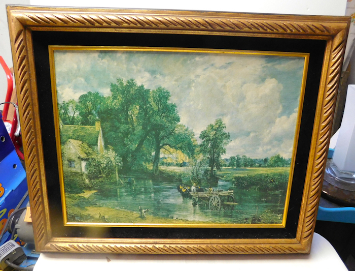 lot 233 image: larger framed art piece