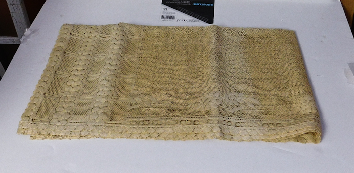 lot 257 image: vintage zimmerli of Switzerland vintage tablecloth
